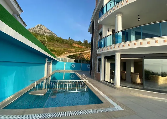 - Luxux - Rooftop - Terrasse - Whirlpool - Pool アランヤ